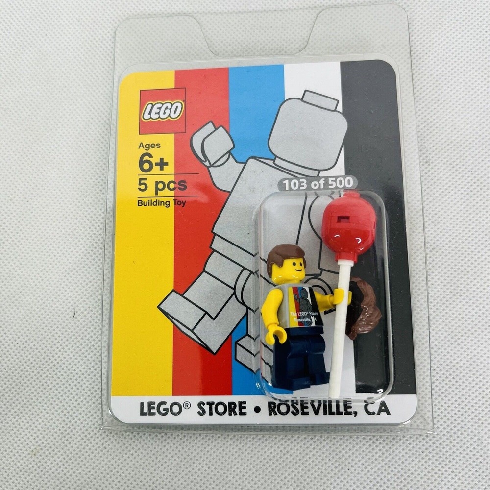 Lego Store Roseville CA Grand Opening Promo Minifigure 103/500 Misprint Error